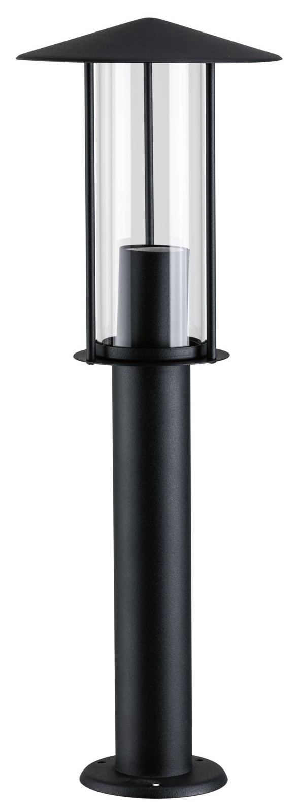 Paulmann Bollard Classic venkovní stojací lampa 1x15 W černá-průhledná 94397