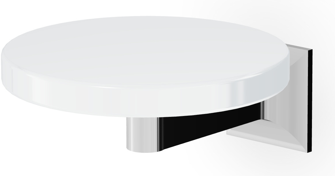 Zucchetti Bellagio miska na mýdlo Nástěnné chrom-bílá ZAC510