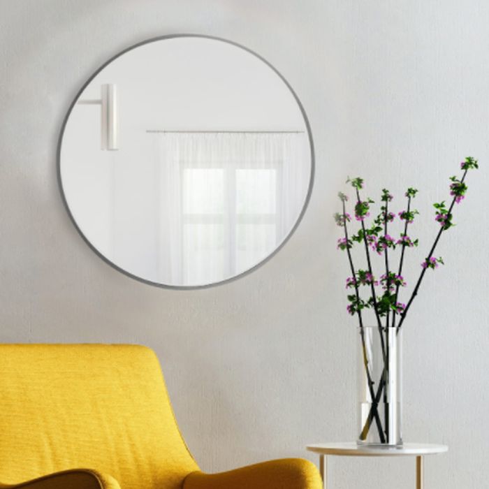 Baltica Design Tiny Border Round zrcadlo 90x90 cm kulatý stříbrná 5904107904504