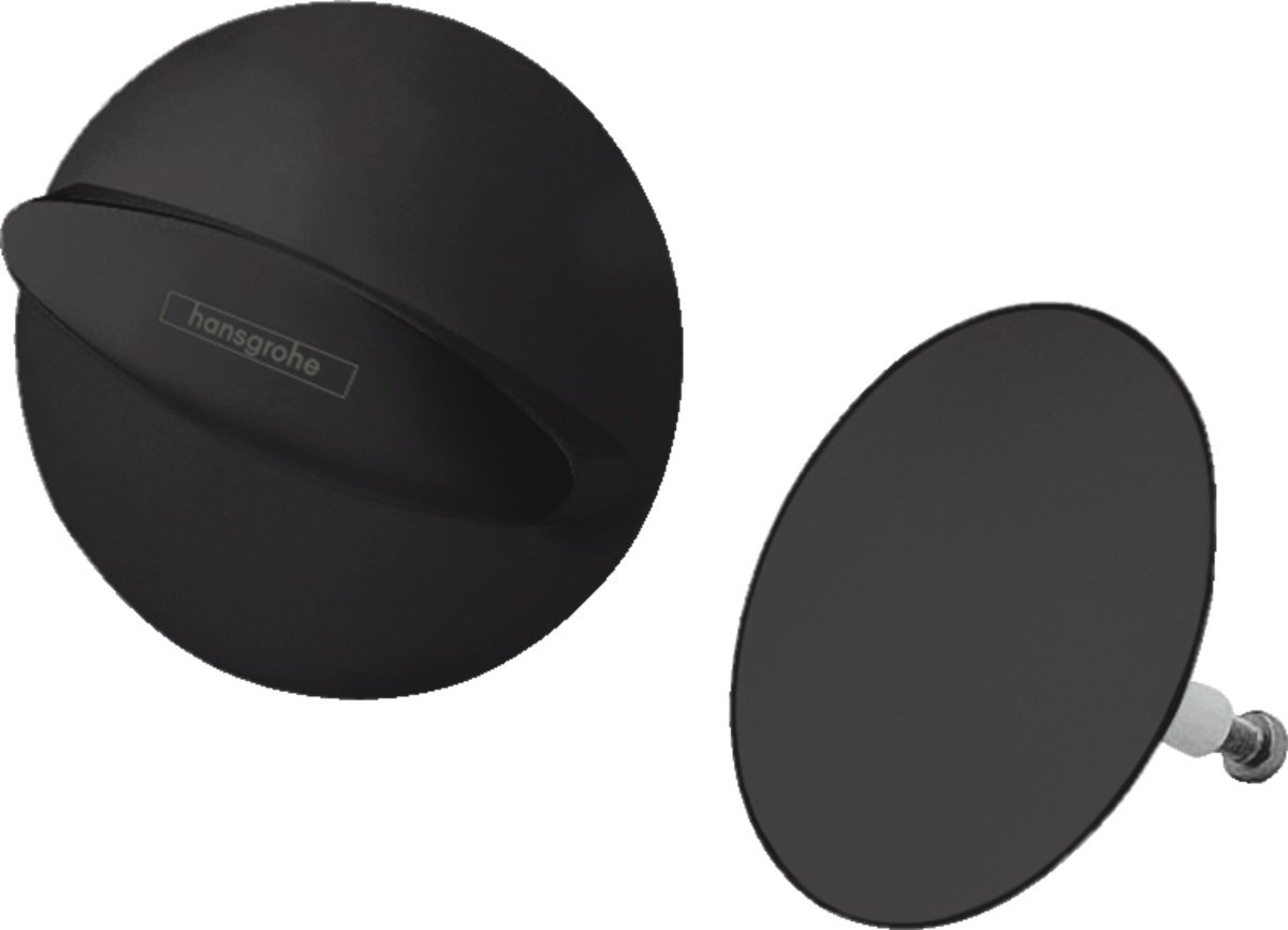 Hansgrohe Flexaplus kryt a zátka sifonu černá 58185670