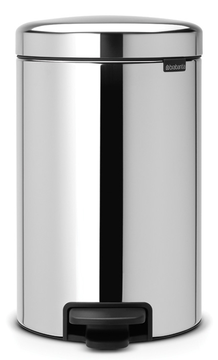 Brabantia NewIcon odpadkový koš 12 l ocel-černá 113581