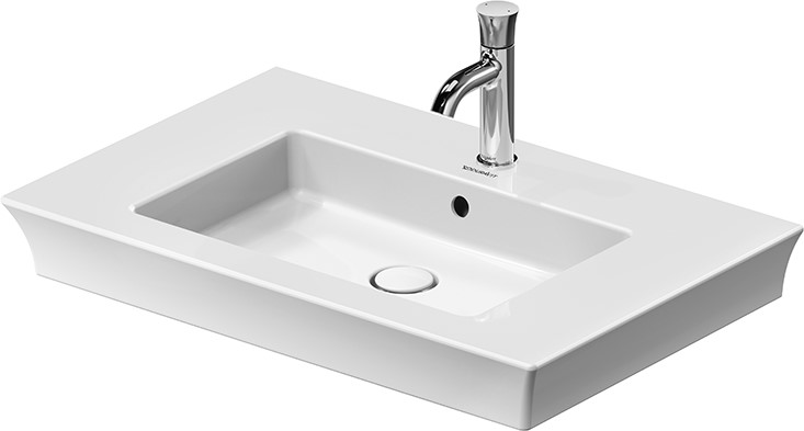 Duravit White Tulip umyvadlo 75x49 cm obdélníkový nábytkový bílá 2363750000