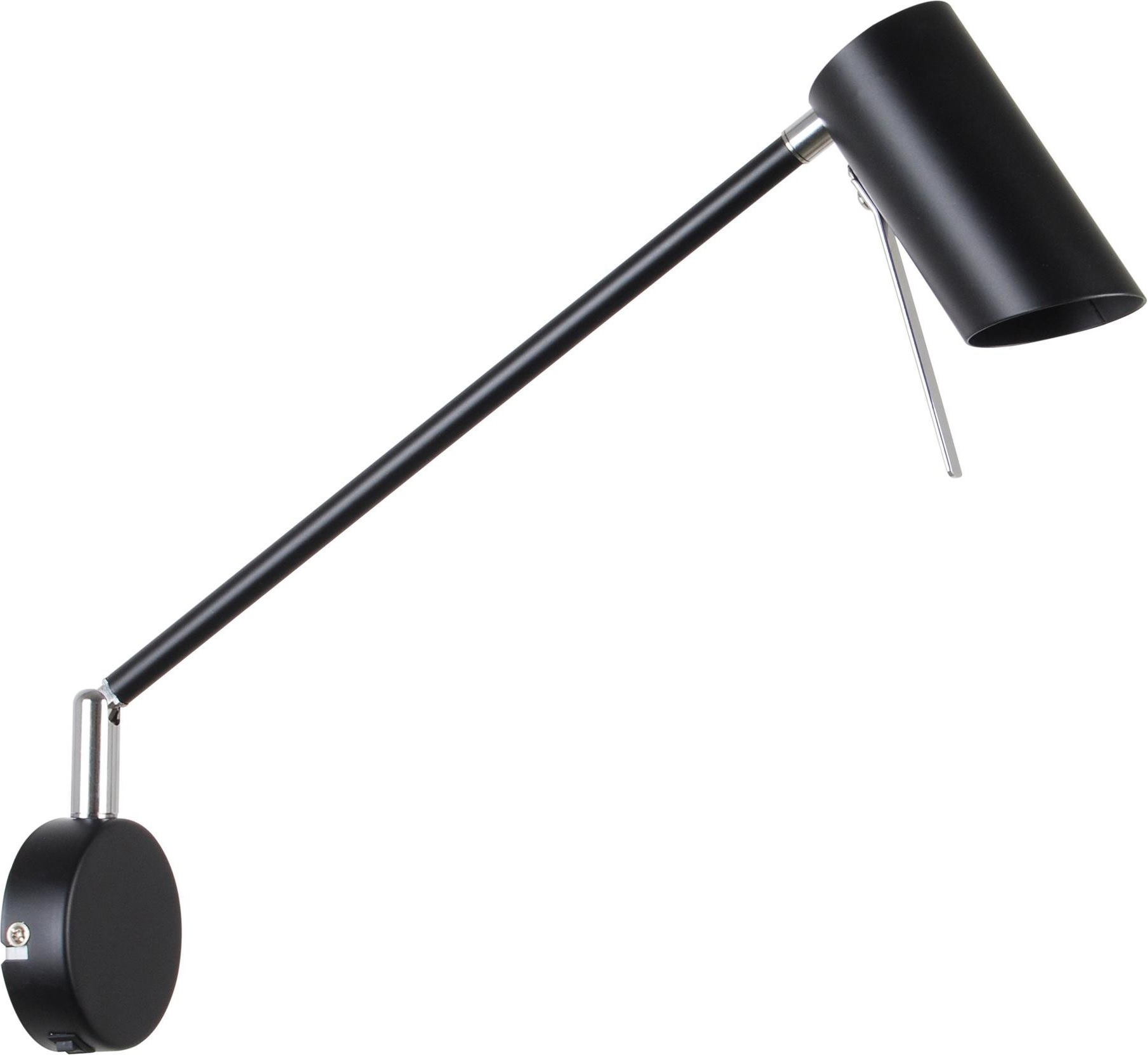 Candellux Milly nástěnné svítidlo 1x40 W černá 21-73884