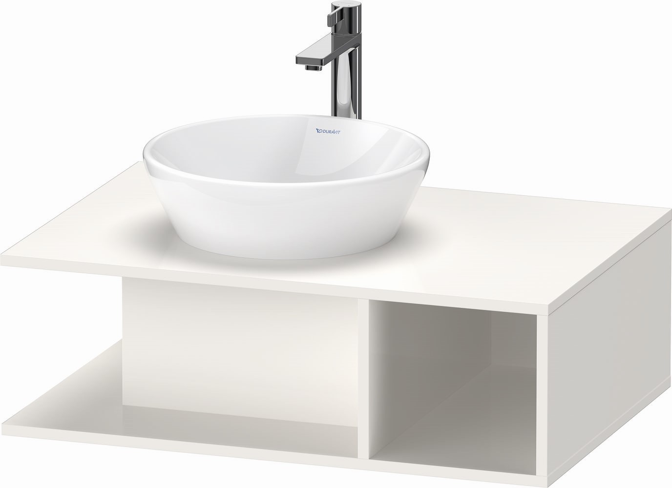 Duravit D-Neo skříňka 80x55x26 cm pod umyvadlo závěsná bílá DE492802222