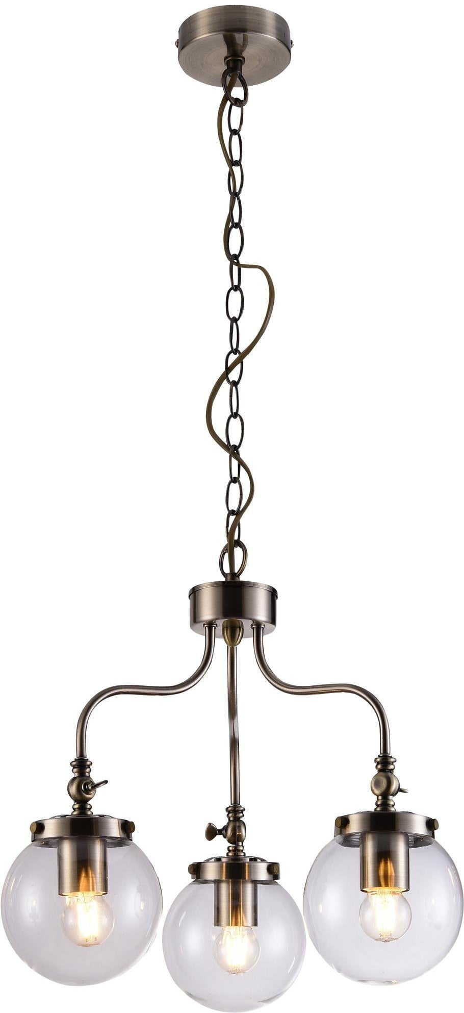Candellux Ballet závěsné svítidlo 3x40 W patina 33-70869