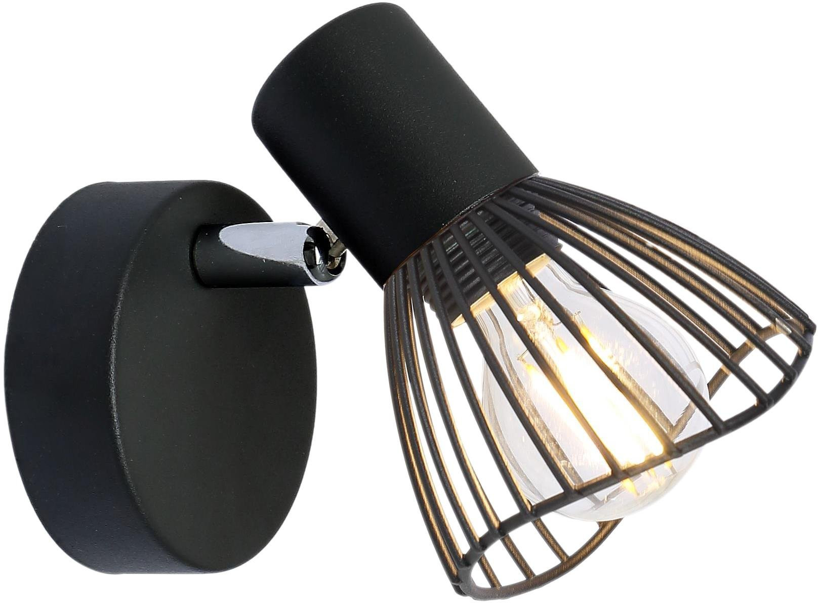 Candellux Fly nástěnné svítidlo 1x40 W černá 91-61881