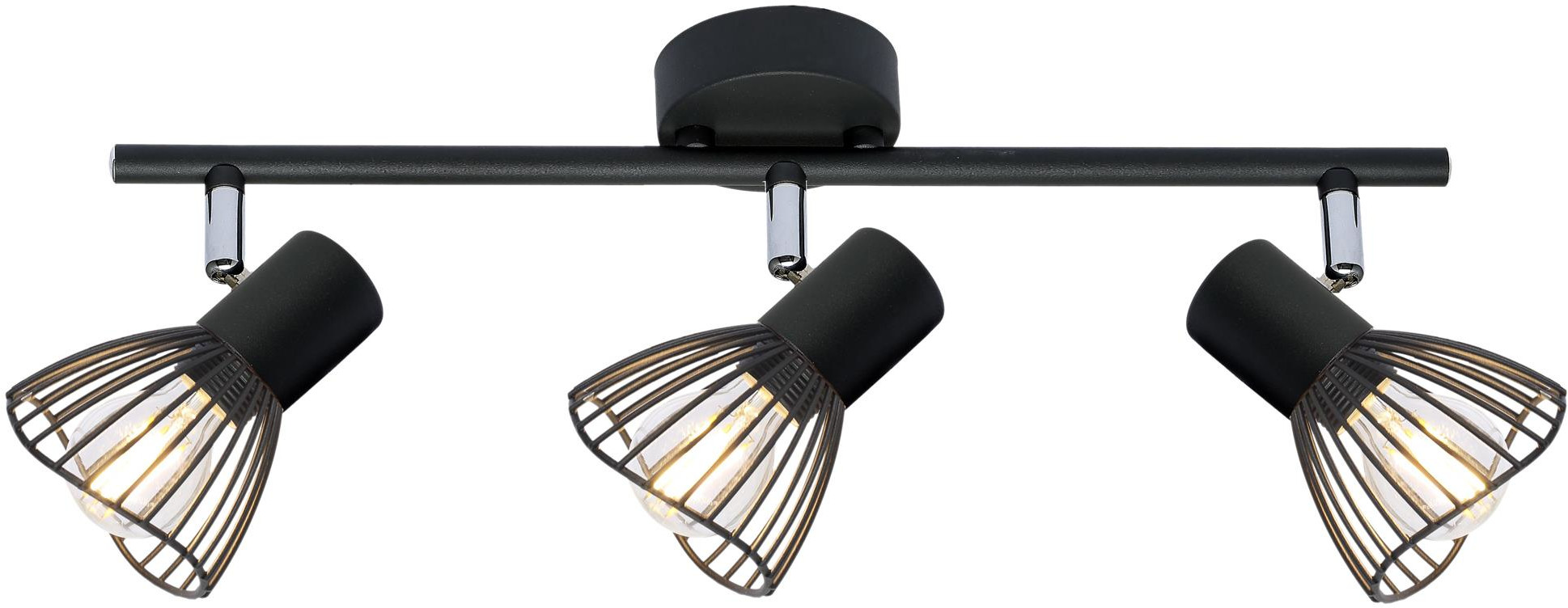 Candellux Fly stropní světlo 3x40 W černá 93-61911