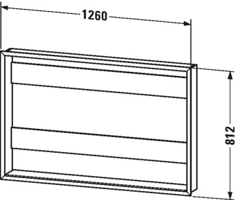 Duravit prvek montážního systému nábytku LM987800000