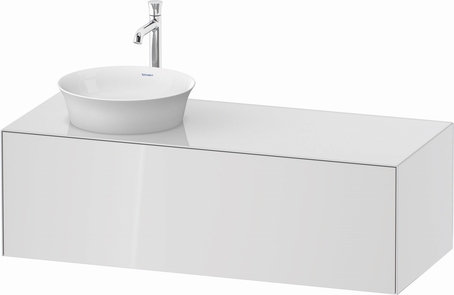 Duravit White Tulip skříňka 130x55x40.8 cm pod umyvadlo závěsná bílá WT4977L8585