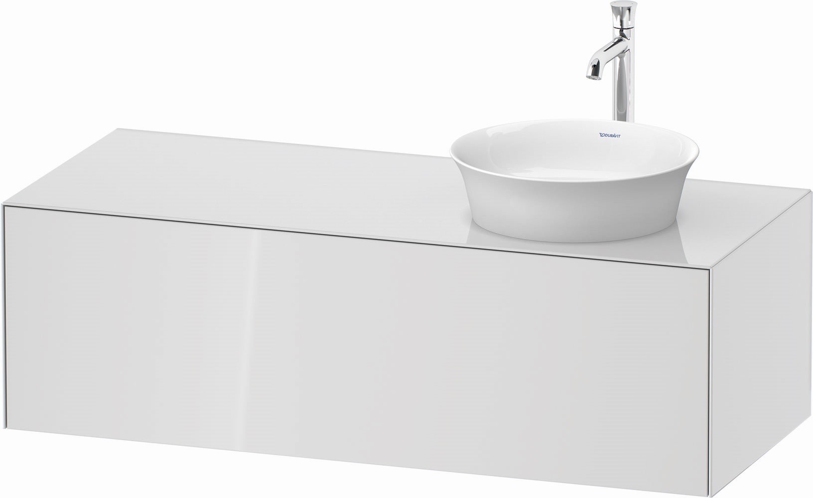 Duravit White Tulip skříňka 130x55x40.8 cm pod umyvadlo závěsná bílá WT4977R8585