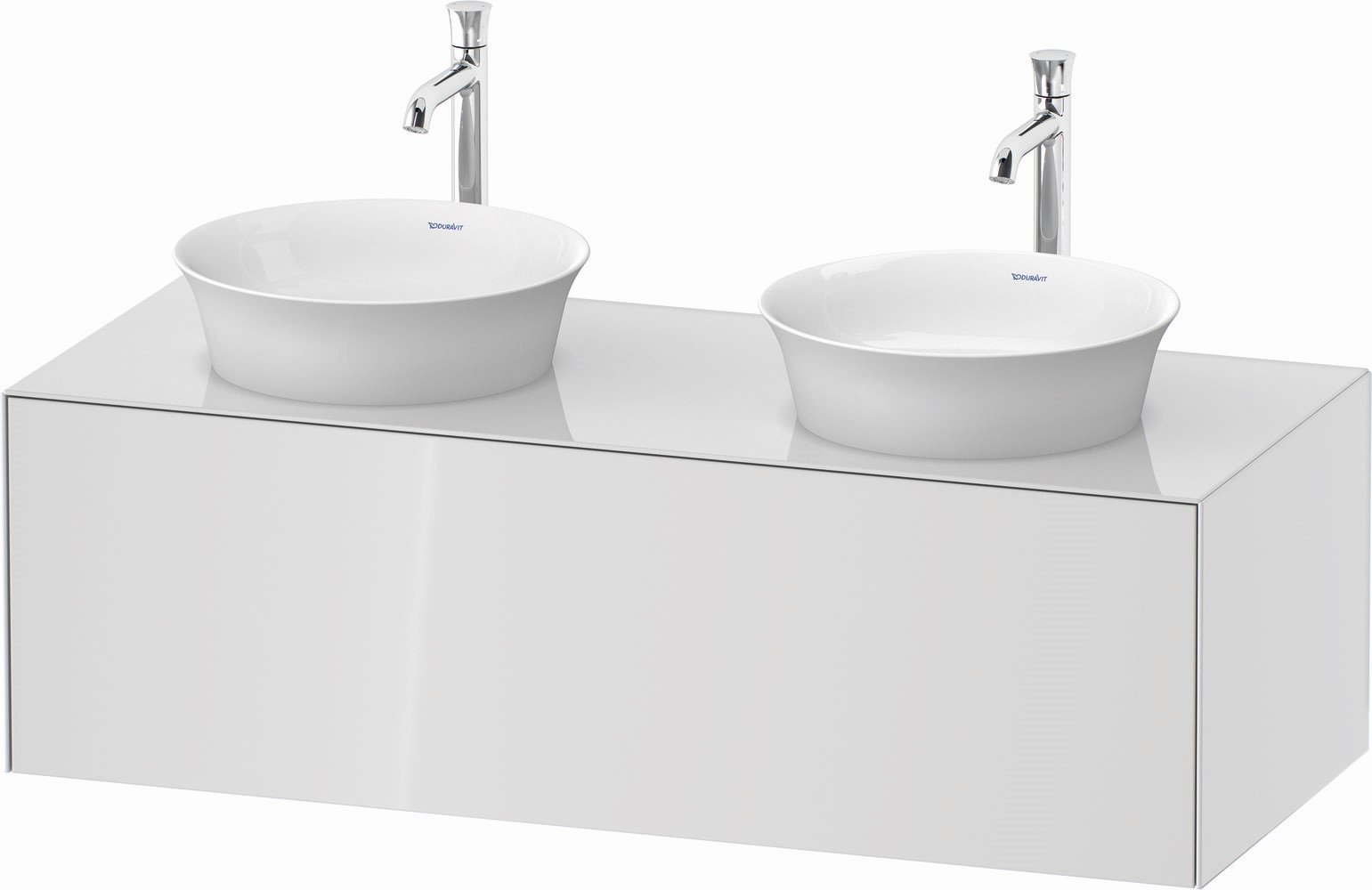 Duravit White Tulip skříňka 130x55x40.8 cm pod umyvadlo závěsná bílá WT4978B8585