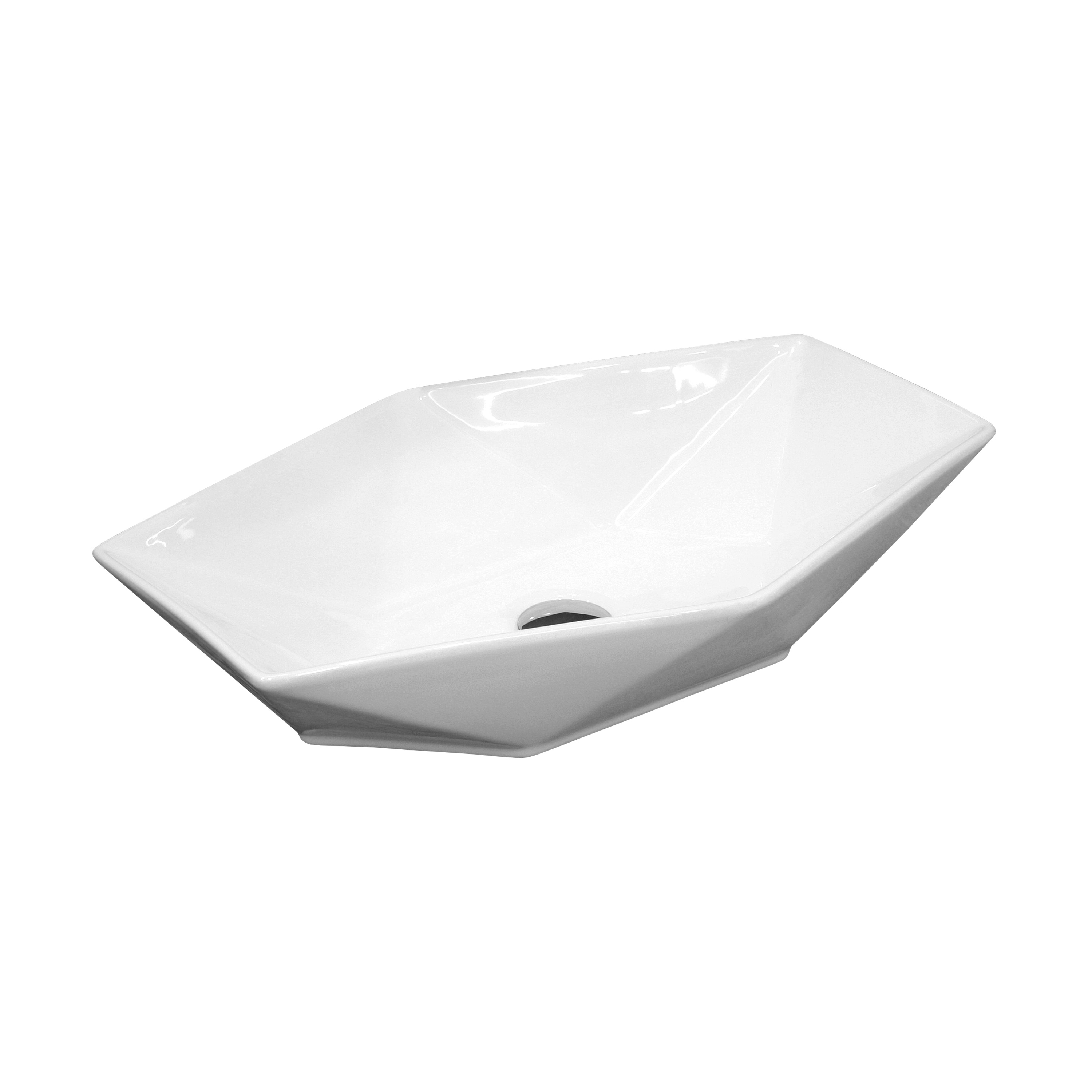 LaVita Sovena umyvadlo 57x37.5 cm na pult bílá 5900378301639