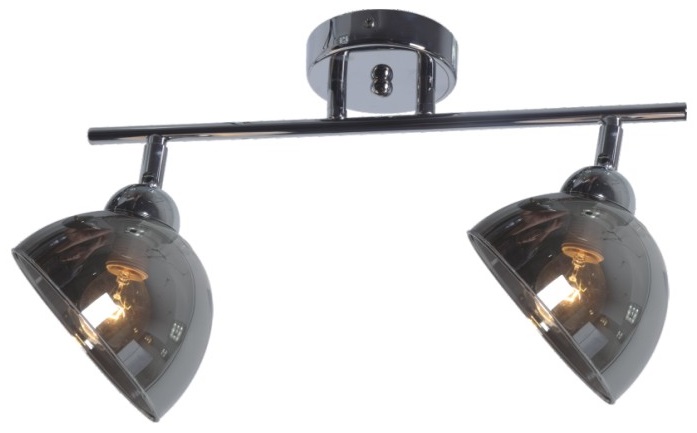 Kaja Hornet stropní světlo 2x40 W chrom-šedá K-JSL-1306/2W