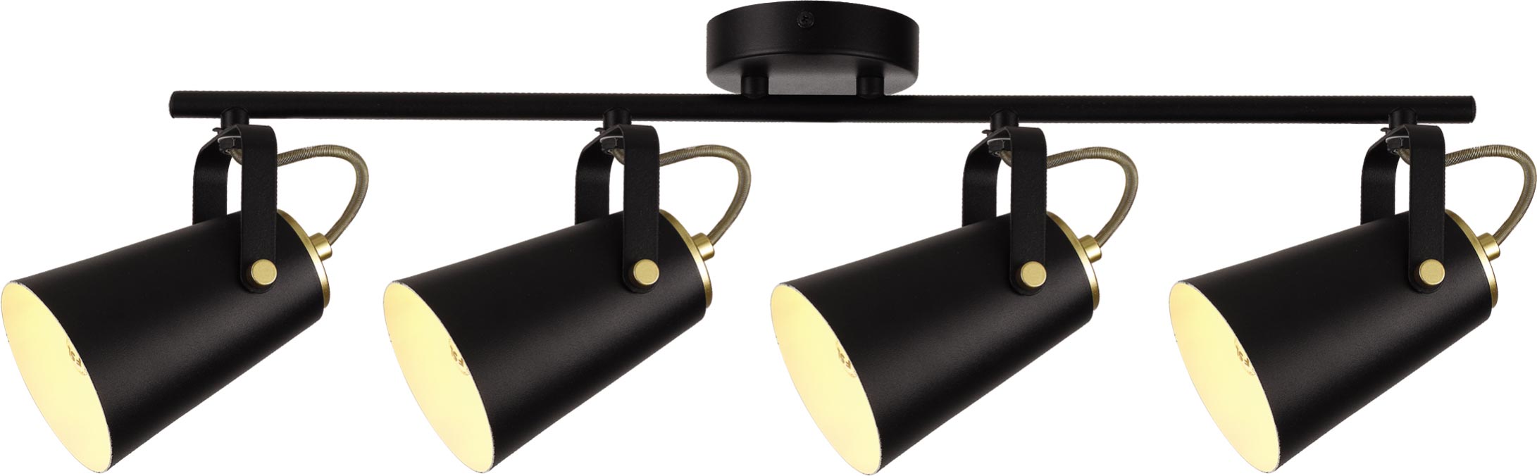 Kaja Noka stropní světlo 4x25 W černá K-8117
