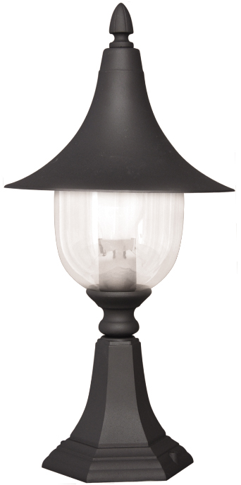 Kaja Boston venkovní stojací lampa 1x60 W černá K-8133CZARNY