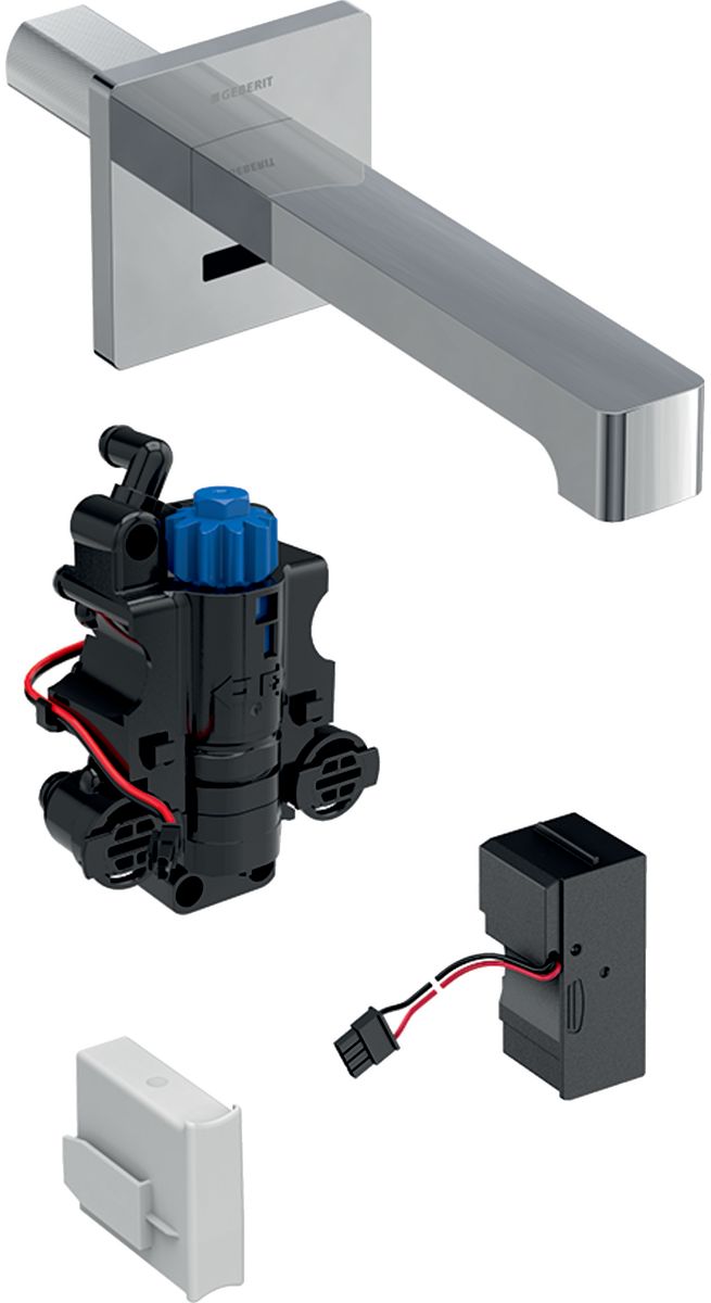 Geberit Brenta umyvadlová baterie pod omítku s termostatem elektronická chrom 116.297.21.1