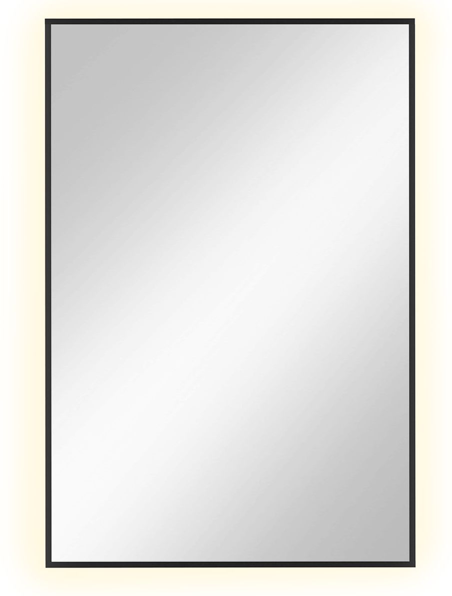 Baltica Design Tiny Border Straight zrcadlo 60x90 cm obdélníkový s osvětlením černá 5904107904641