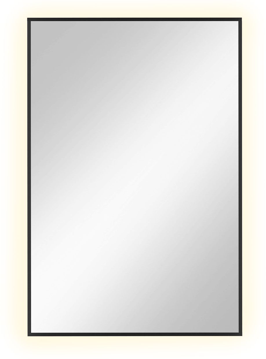 Baltica Design Tiny Border Straight zrcadlo 60x90 cm obdélníkový s osvětlením černá 5904107904627