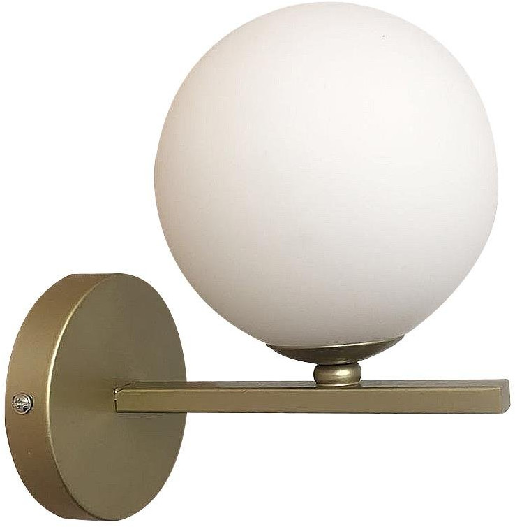 Candellux Kama nástěnné svítidlo 1x28 W bílá-mosaz 21-73419