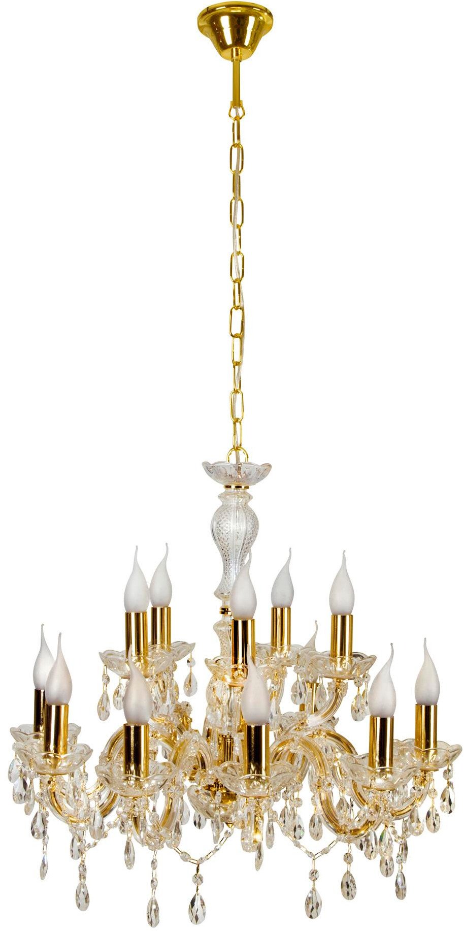 Candellux Maria Teresa závěsné svítidlo více než 6x40 W zlatá 30-94608