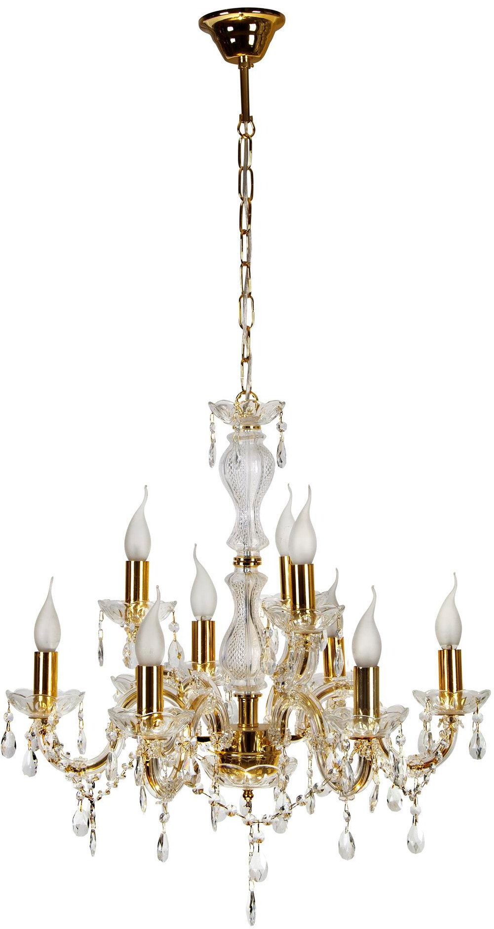 Candellux Maria Teresa závěsné svítidlo x40 W zlatá 39-95841