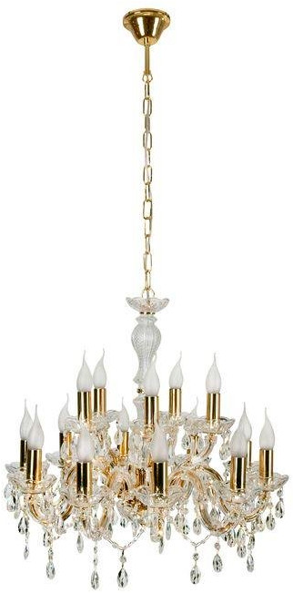 Candellux Maria Teresa závěsné svítidlo x40 W zlatá 30-95810