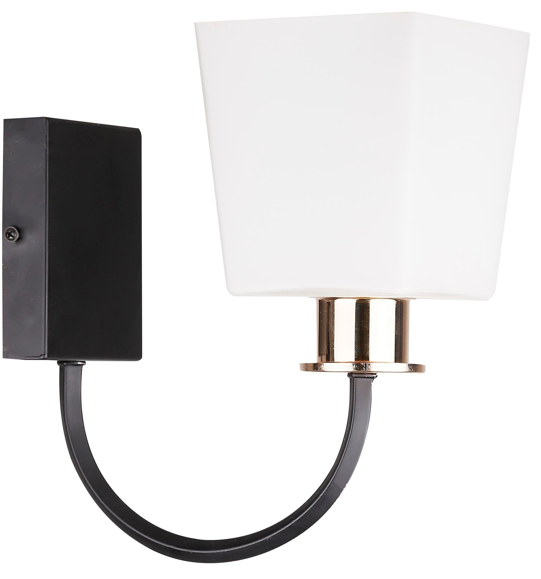 Candellux Schubert nástěnné svítidlo 1x40 W černá-zlatá 21-74225