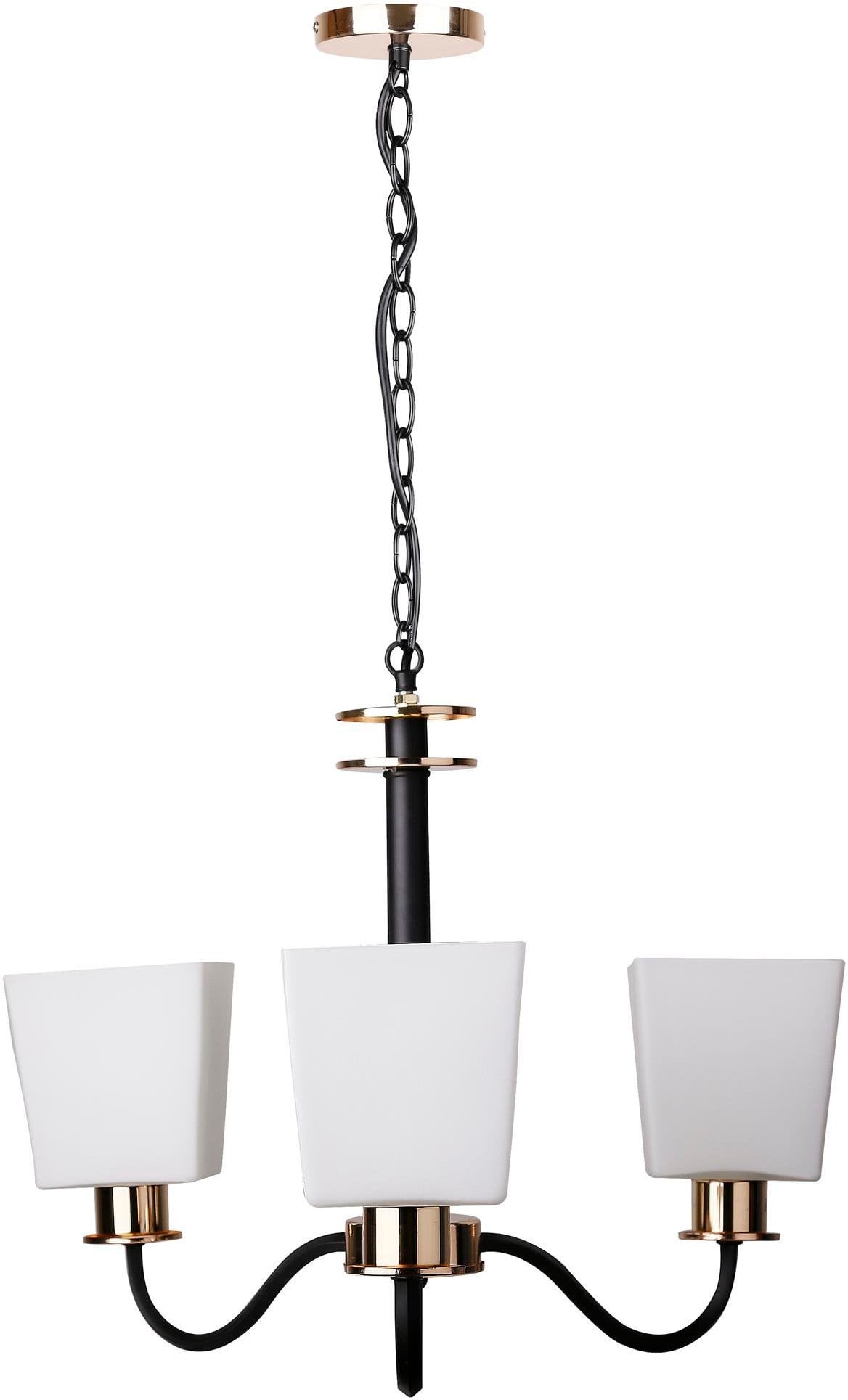 Candellux Schubert závěsné svítidlo 3x60 W černá-zlatá 33-74232