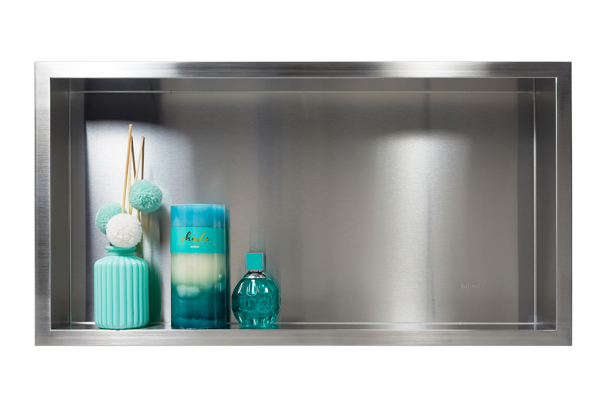 Balneo Wall-Box One Inox zápustná polička 60 cm ocel OB-IN3