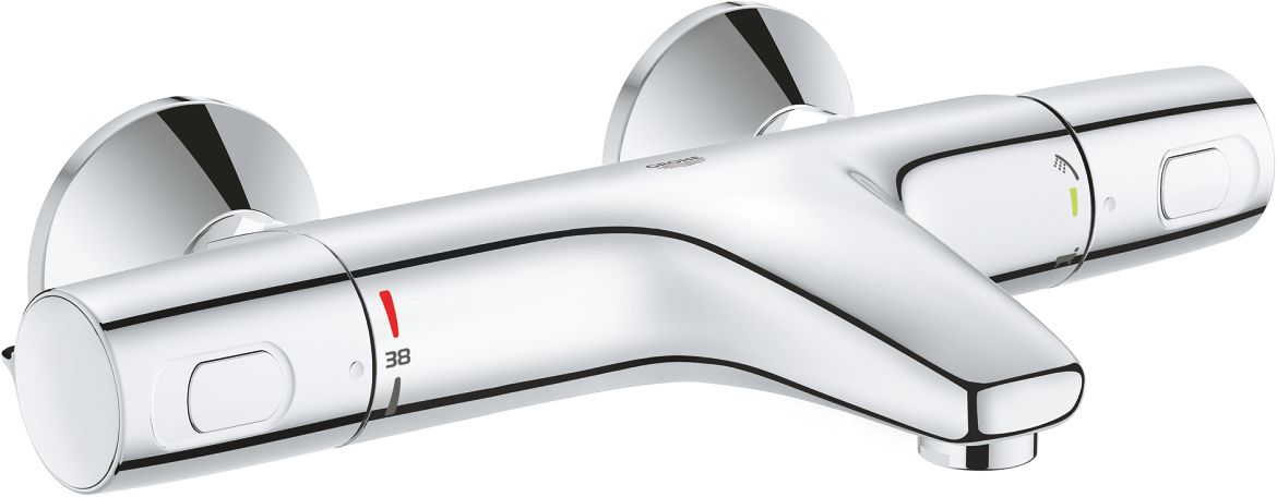 Grohe Precision vanová baterie na stěnu s termostatem chrom 34227002