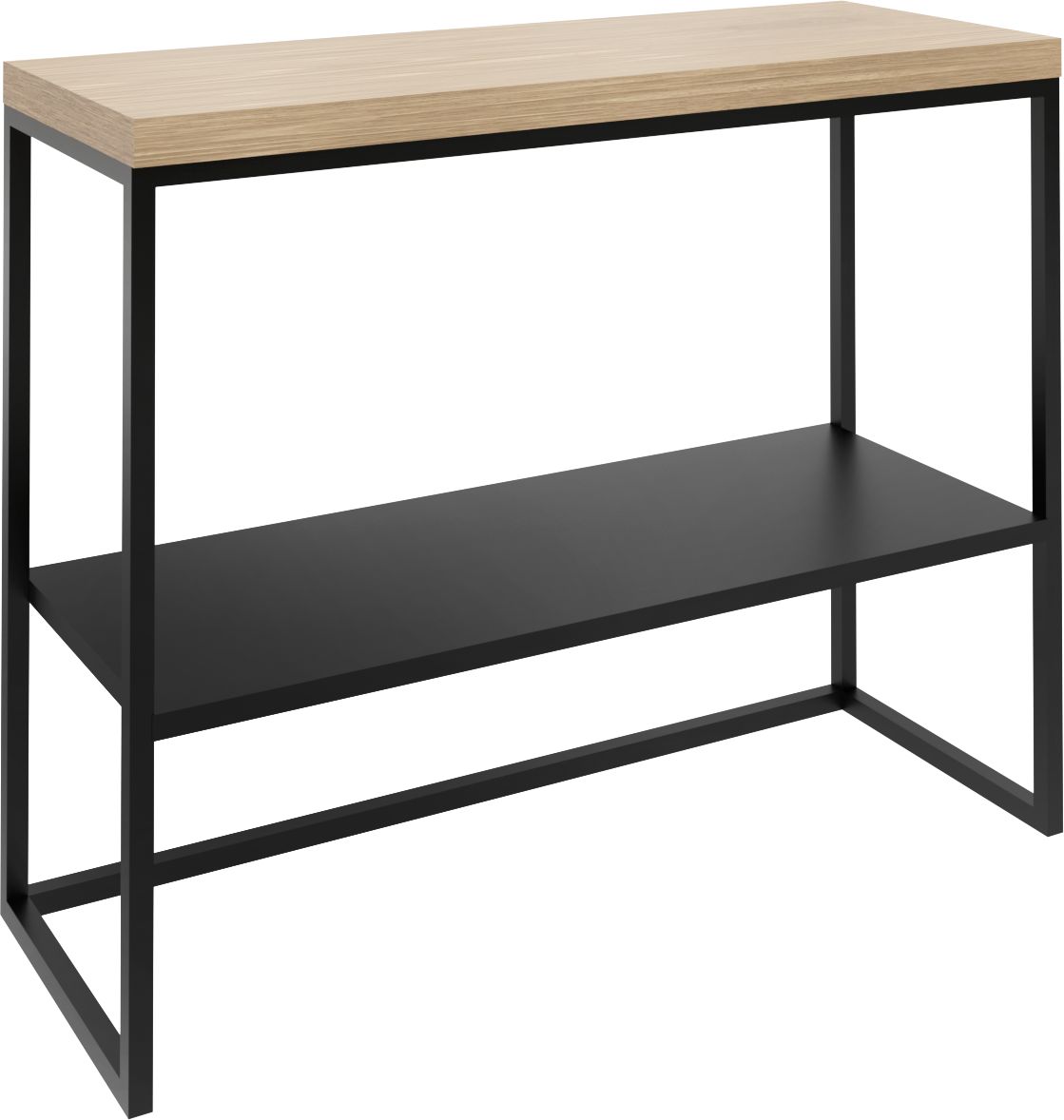 Baltica Design Elise konzole 60x35x75 cm černá-dub 5904107906188