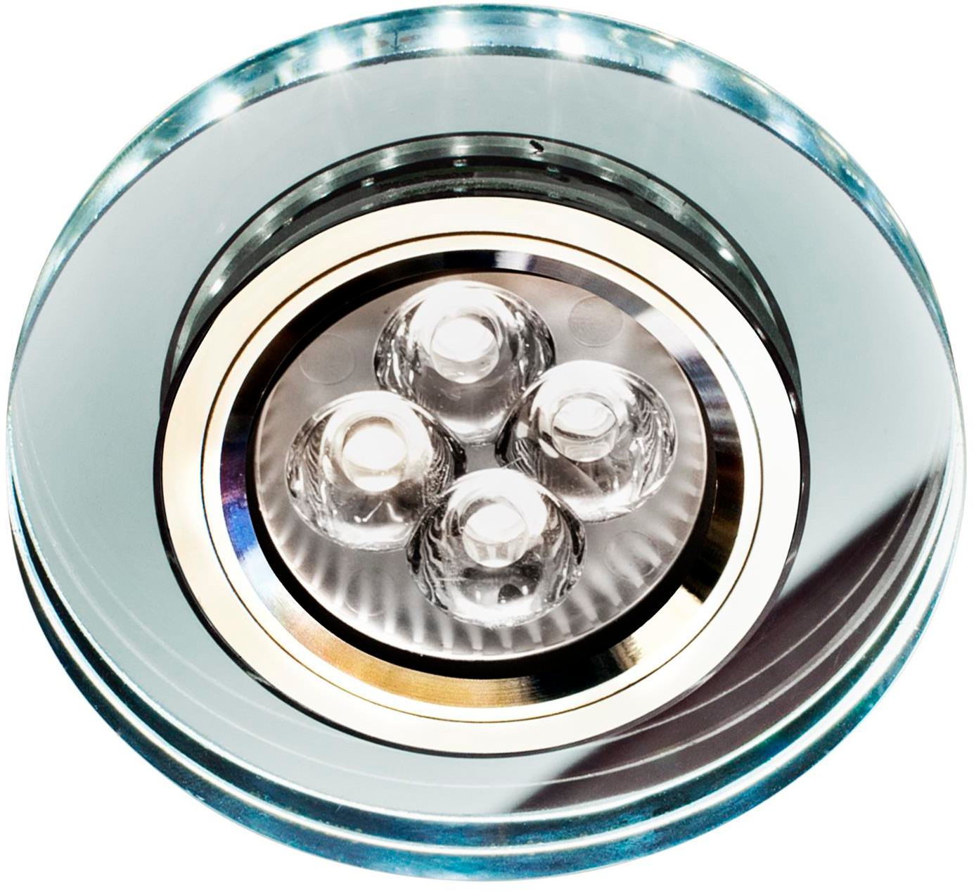 Candellux zapuštěná světla 1x50 W chrom-průhledná 2226941