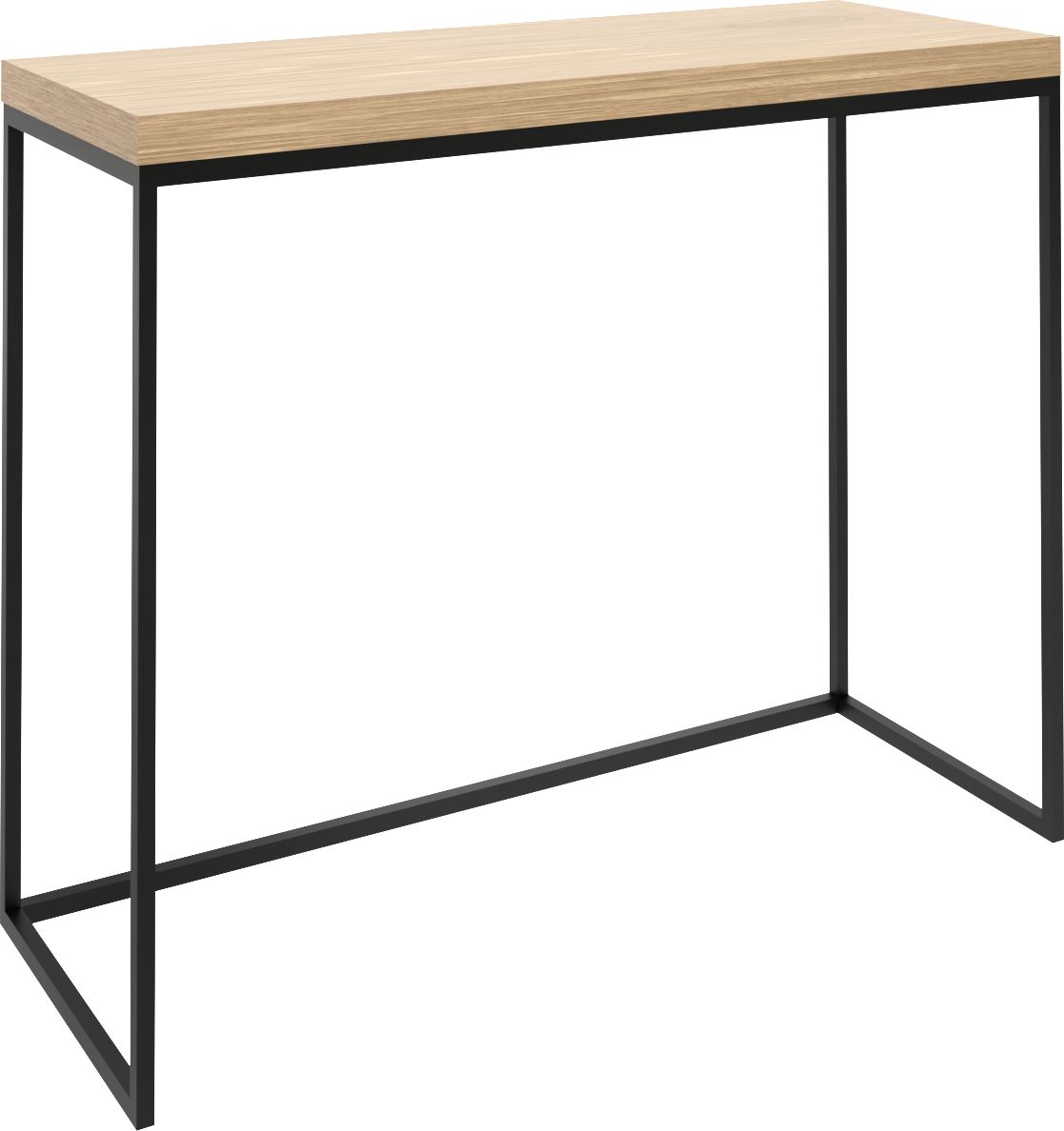 Baltica Design Andrea konzole 90x35x75 cm černá-dub 5904107906249