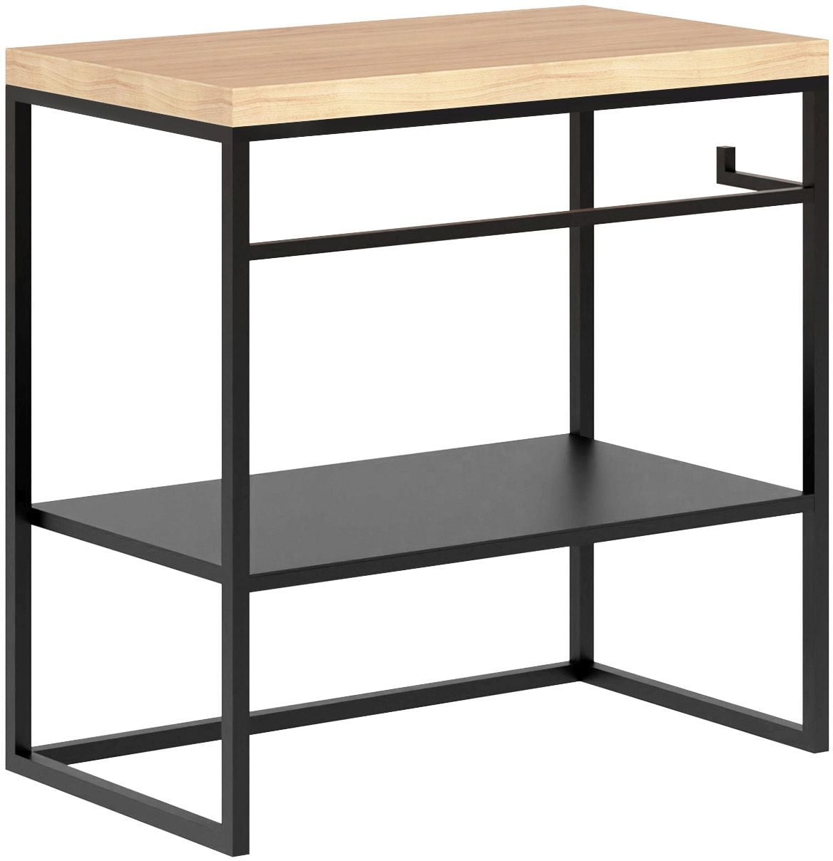 Baltica Design Linn konzole 60x43x75 cm černá-dub 5904107906263