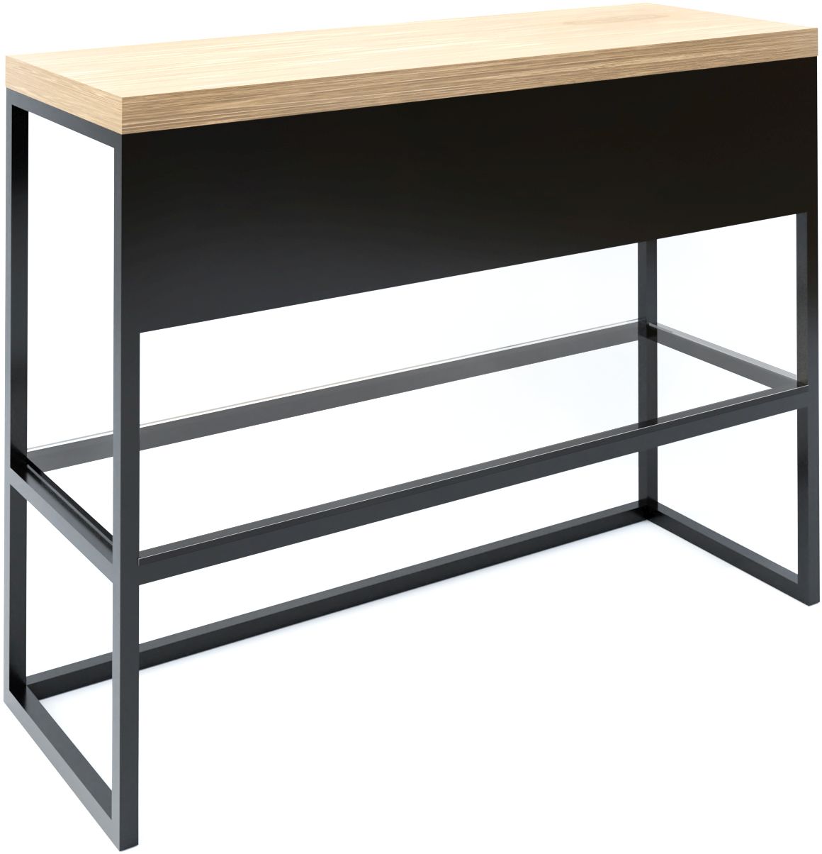 Baltica Design Trine konzole 80x40x75 cm černá-dub 5904107906324