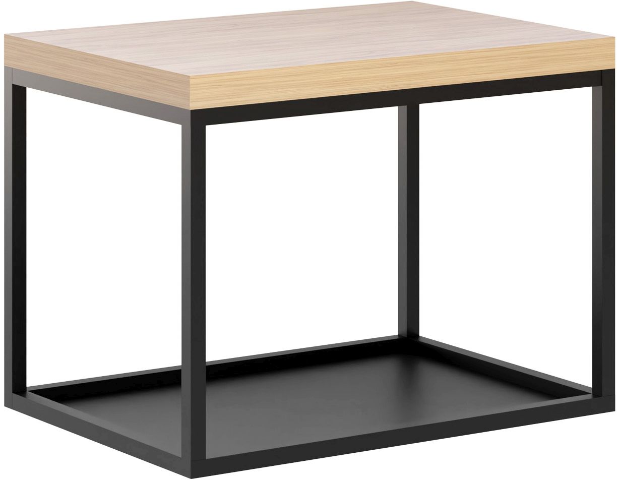 Baltica Design Hege konzole 75x35x45 cm černá-dub 5904107906522
