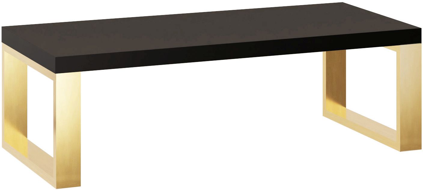 Baltica Design Liv konzole 100x40x28 cm černá-zlatá 5904107906744