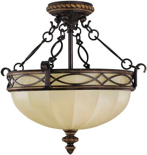 Elstead Lighting Drawing Room závěsné svítidlo 2x100 W hnědá-béžová FE-DRAWING-ROOM-SFC