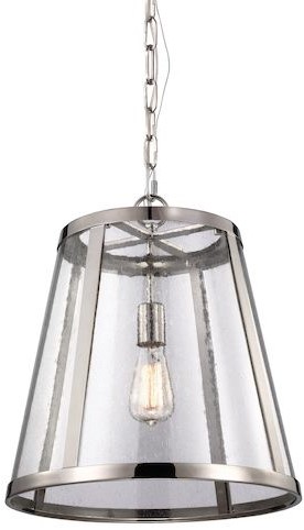 Elstead Lighting Harrow závěsné svítidlo 1x75 W nikl FE-HARROW-P-M