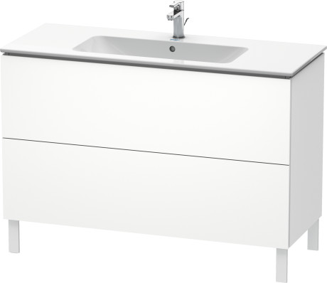 Duravit L-Cube skříňka 122x48.1x70.4 cm pod umyvadlo stojící bílá LC662801818