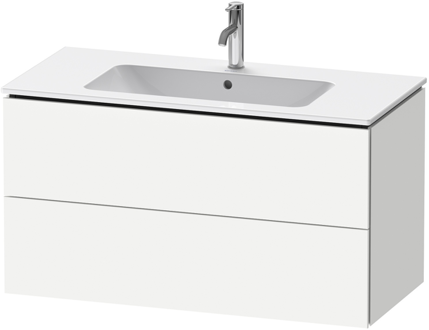 Duravit L-Cube skříňka 102x48.1x55 cm závěsná pod umyvadlo bílá LC624201818