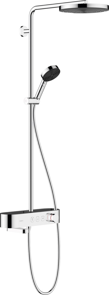 Hansgrohe Pulsify sprchová sada na stěnu s termostatem s dešťovou sprchou chrom 24230000