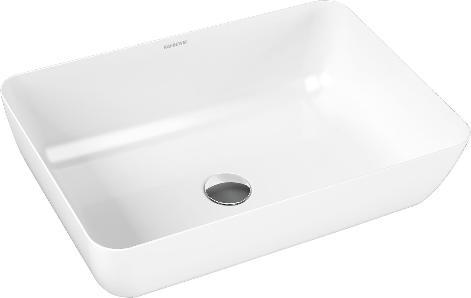 Kaldewei Cayono umyvadlo 52x35.5 cm obdélníkový na pult bílá lesk 913506000001
