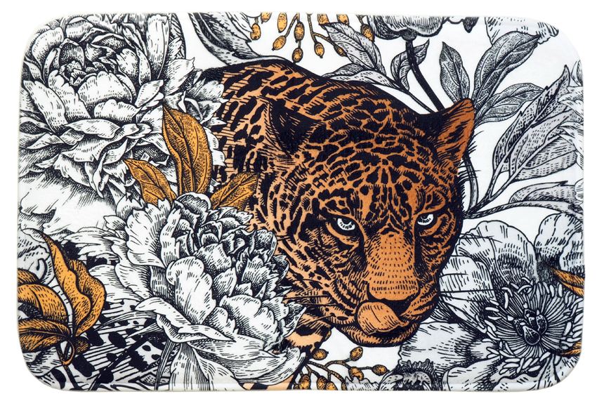 Hyggli koupelnová podložka 60x40 cm obdélníkový směs barev 70-057