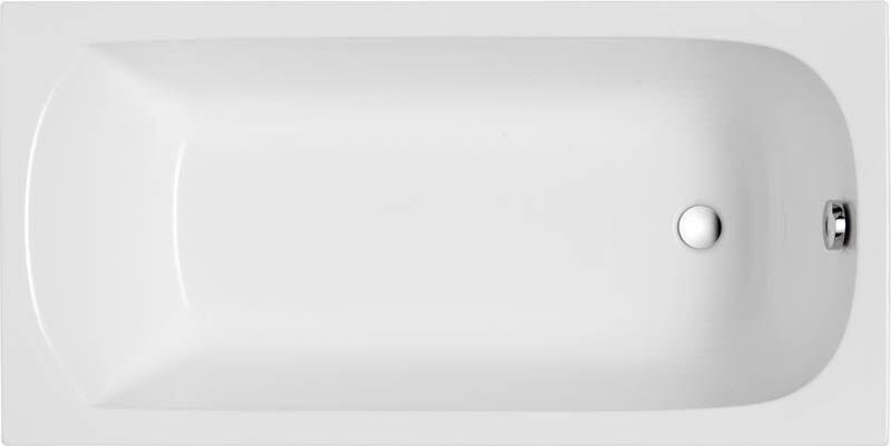 Polimat Classic obdélníková vana 160x70 cm bílá 00854