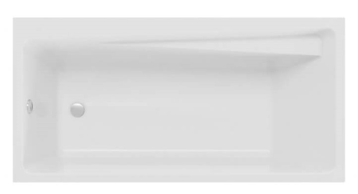 Polimat Elza obdélníková vana 140x70 cm bílá 00017