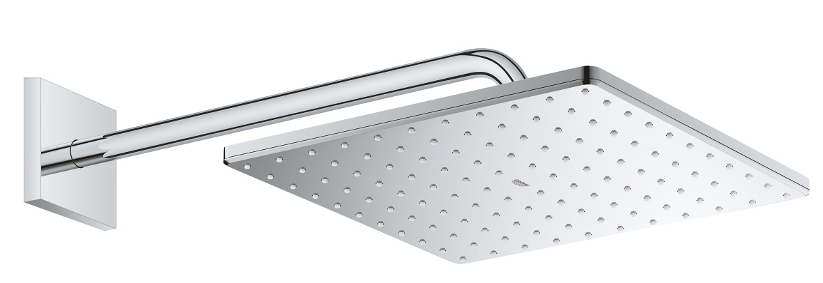 Grohe Rainshower hlavová sprchá s ramenem 31x31 cm čtvercový StarLight Chrome 26563000