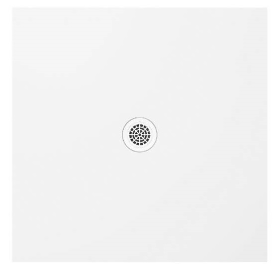 Polimat Fresco čtvercová sprchová vanička 80x80 cm bílá 00447