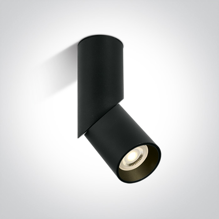 One Light Davos stropní světlo 1x10 W černá 12105E4/B