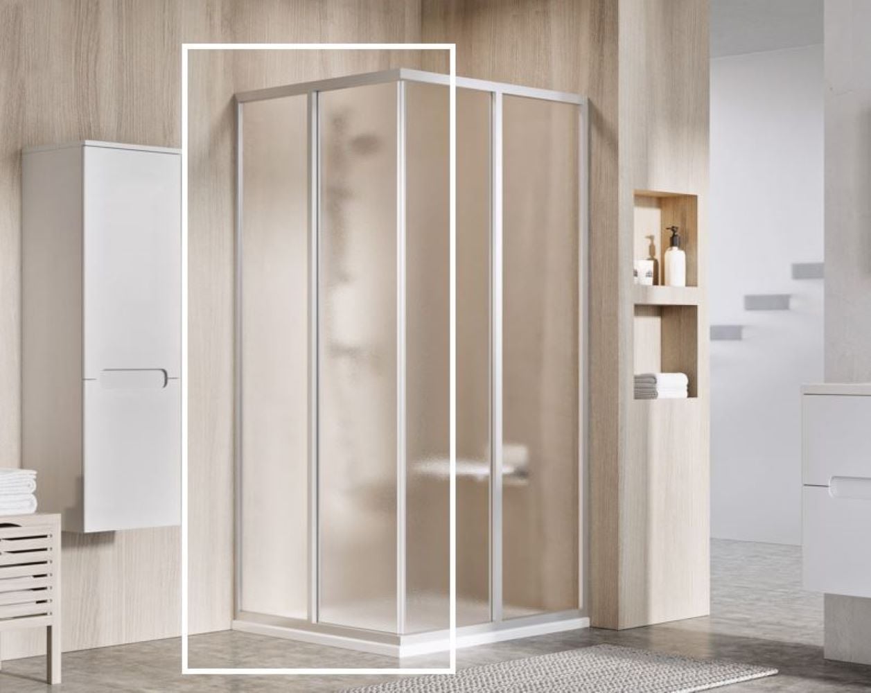 Ravak Supernova sprchové dveře 90 cm posuvné satén matný/ 14V70UO2ZG